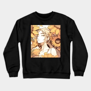 Just A Girl Who Love Sunflower - Sunflower Girl Crewneck Sweatshirt